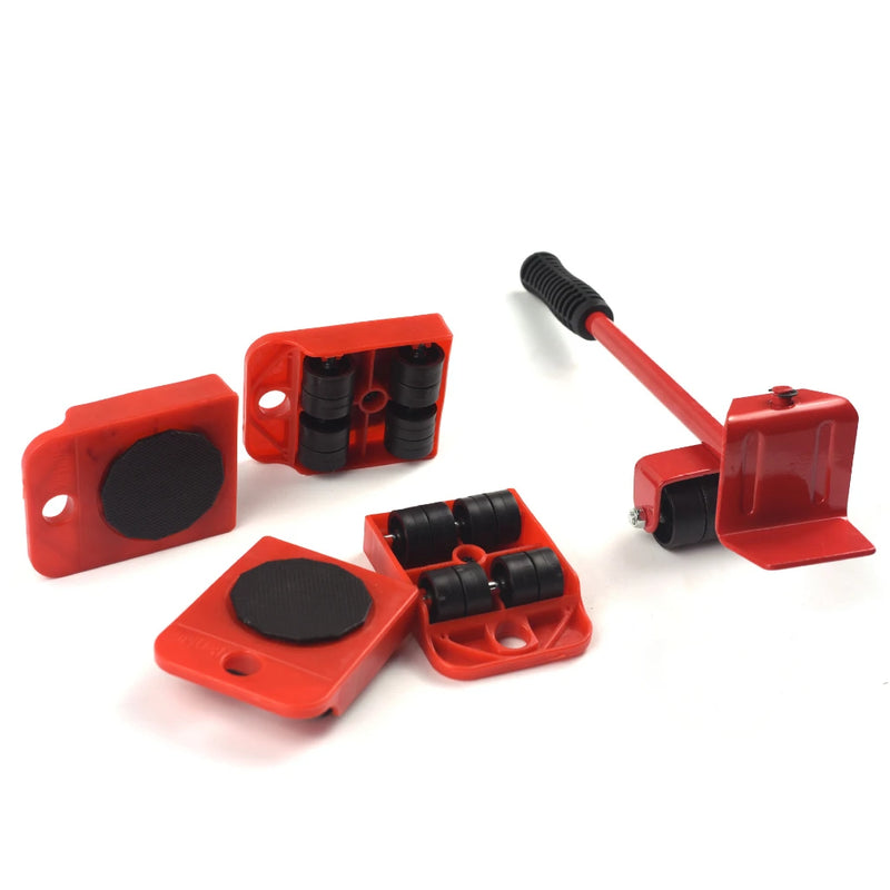Device Support For Lifting and Moving Heavy Furniture Kit With 5 Pieces